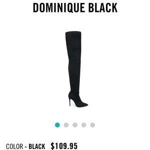 Steve Madden Dominique Thigh High Stiletto Boots